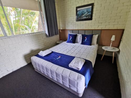 Cama o camas de una habitación en Aquajet Motel
