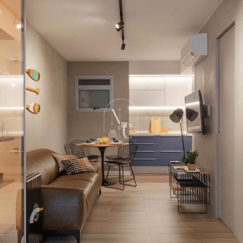 Ruang duduk di RioDowntown Hub by RNC Flats