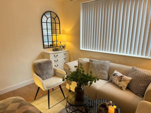 Χώρος καθιστικού στο Central Beautiful renovated Flat incl Parking