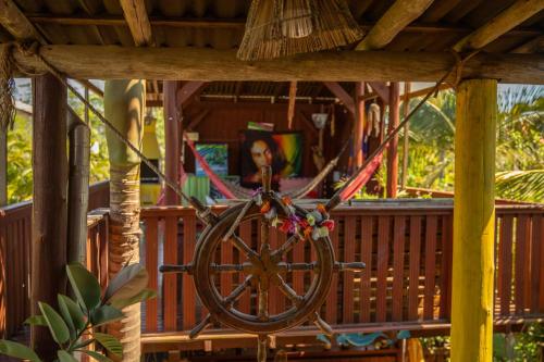 Μπαλκόνι ή βεράντα στο Guarda Encantada Surf Hostel