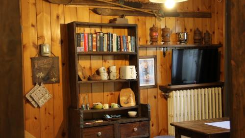 Kuchyň nebo kuchyňský kout v ubytování Apartment Les Guides
