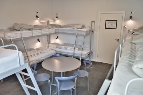 Postel nebo postele na pokoji v ubytování Danhostel Aarhus City