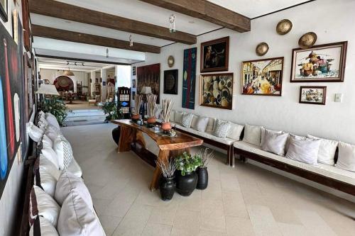Posezení v ubytování Sirom Beach House
