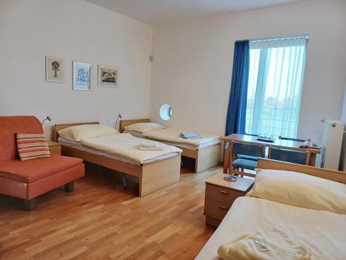 Postel nebo postele na pokoji v ubytování Centrum Mariapoli