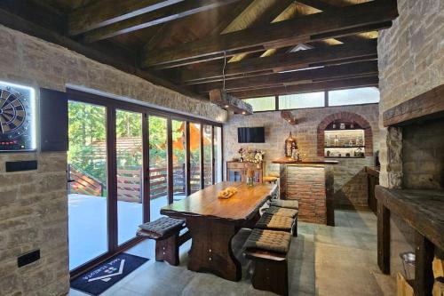 Χώρος καθιστικού στο Casa Foresta