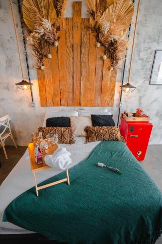 Cama o camas de una habitación en Andar 41