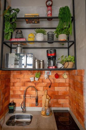 Una cocina o zona de cocina en Andar 41