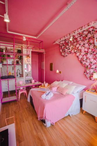 Cama o camas de una habitación en Andar 41