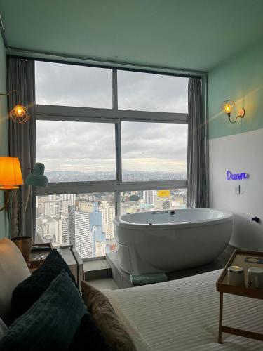 Cama o camas de una habitación en Andar 41