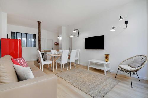 Loft d'Exception pour 6 Personnes - Voltaire 11e