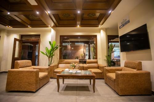 Posezení v ubytování Capital Boutique Hotel