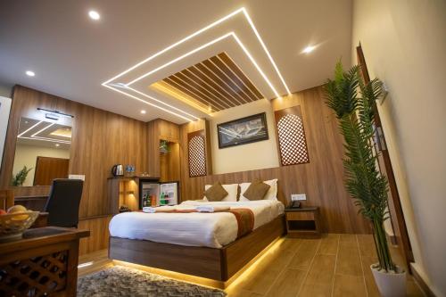 Capital Boutique Hotelにあるベッド