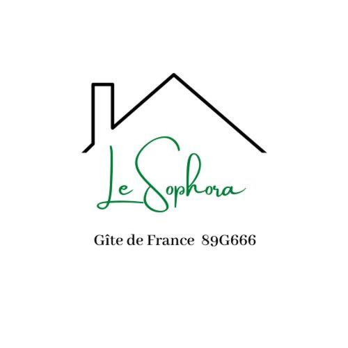 a logo for a home remodeling company at Le Sophora in Chéu