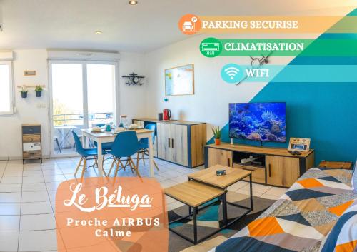 Le Beluga - Escale confort proche Airbus