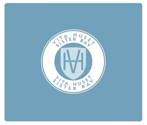 a logo for the masterstm masterstm transfer set at Vita Huset by Simple Life Rentals in Sister Bay
