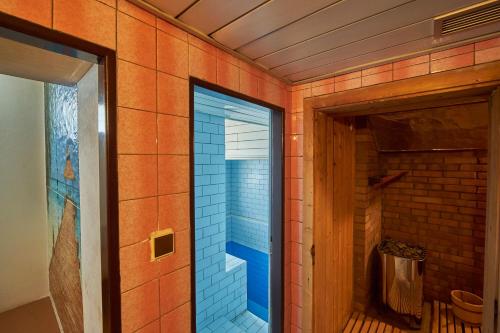 Koupelna v ubytování Horský Hotel Kubát