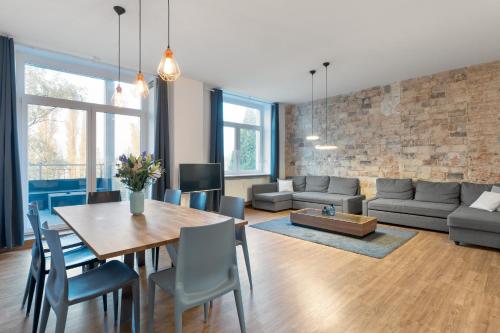Гостиная зона в BENSIMON apartments Mitte - Moabit