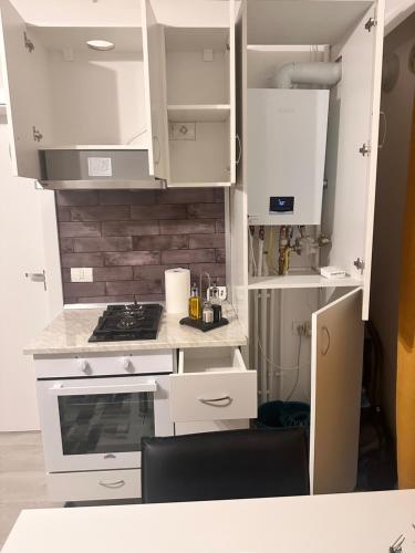 Dapur atau dapur kecil di Boheme Studio