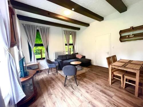 Posezení v ubytování Bright apartment in Emden with terrace 60 m²