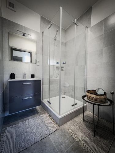 Koupelna v ubytování apartmán Sirka Sušice