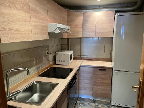Dapur atau dapur kecil di Hotel Ço De Pierra