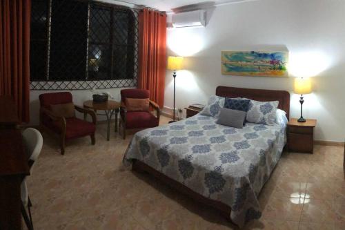 Postel nebo postele na pokoji v ubytování Ocean view Apartment