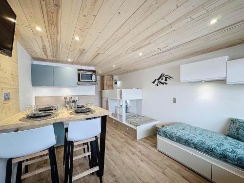 Studio rénové 4 pers. au pied des pistes - La Croisette