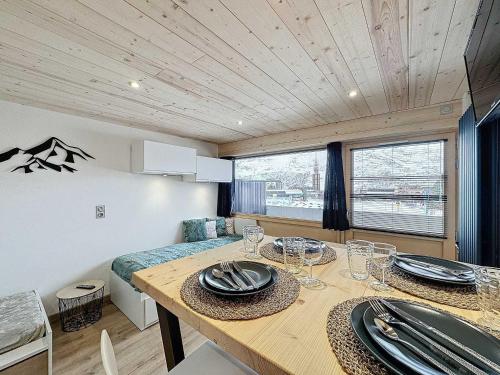 Studio rénové 4 pers. au pied des pistes - La Croisette