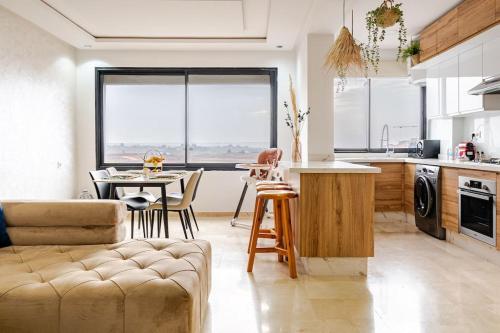 Kuchyň nebo kuchyňský kout v ubytování Appartement Spacieux Près d'Aqua Parc Tamaris