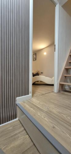a room with a staircase leading to a bedroom at Maison à AY Epernay, 3 Bed Rooms House, 3 chambre in Ay