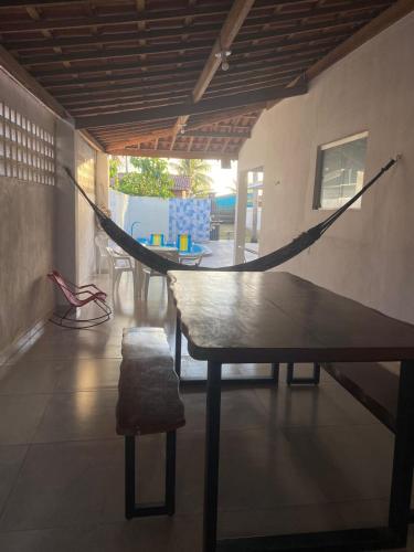Posezení v ubytování Casa com piscina no Centro de Lucena