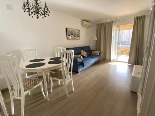 Posezení v ubytování Amazing modern seafront apartment - Top location in Calpe!