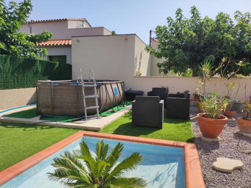 Maison avec jardin, piscine et parking à 150m de la plage - FR-1-776-112