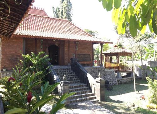 Zahrada ubytování Merapi Eco Bungalow