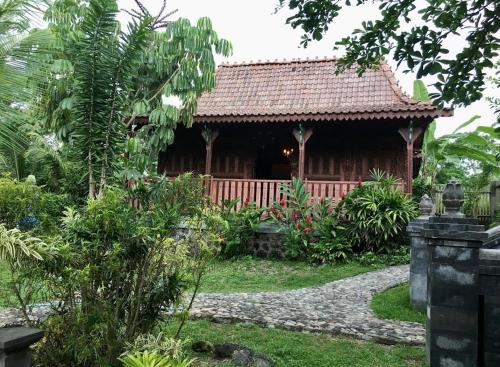 Zahrada ubytování Merapi Eco Bungalow