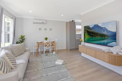 Χώρος καθιστικού στο Frangipani Hideaway