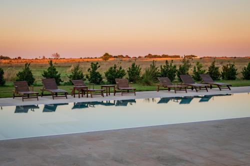 Bazén v ubytování Agriturismo Masseria Quaremme nebo v jeho okolí