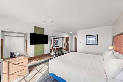 Кровать или кровати в номере Hampton Inn by Hilton Calexico