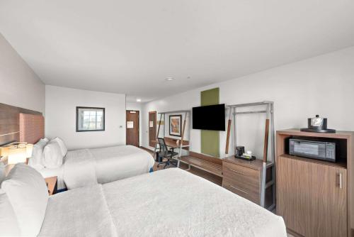 Кровать или кровати в номере Hampton Inn by Hilton Calexico