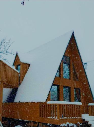 Garden Cottages v zimě