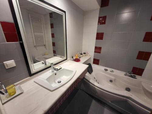 Koupelna v ubytování NOUR appartement