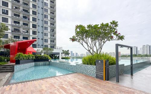 Bazén v ubytování Vista Sentul Residences by Airhost nebo v jeho okolí