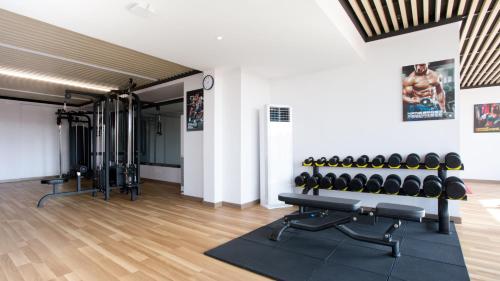 Γυμναστήριο ή/και όργανα γυμναστικής στο The Q Hotel & Suite Vientiane 万象Q套房酒店