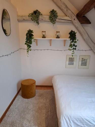 Postel nebo postele na pokoji v ubytování Lerrekens