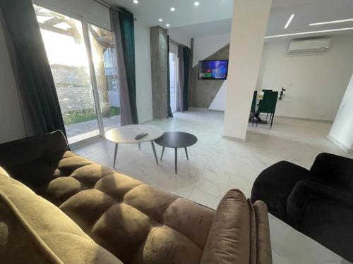 Zona de estar de Luxury Vintage Suite