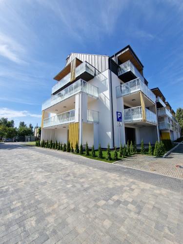 Budynek, w którym mieści się apartament