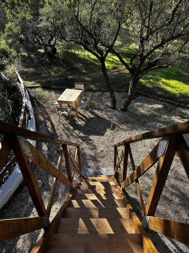 Zahrada ubytování Cabaña del árbol Lavagarural
