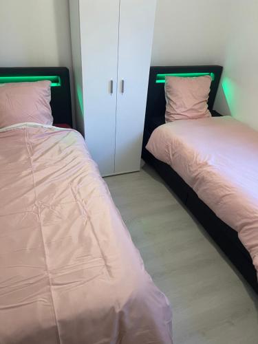 Postel nebo postele na pokoji v ubytování Appartement 3 pièces à 5 minutes de la gare de Creil