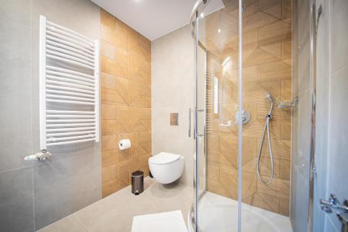 Koupelna v ubytování River ApartHouse Zakopane