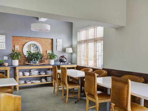 Χώρος καθιστικού στο Leeuwenzee Guesthouse